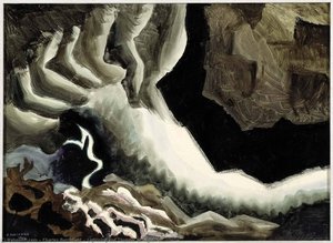 Lightning And Thunder At Night — Charles Burchfield