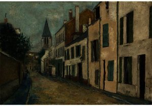 Stains Street (seine-saint-denis) — Maurice Utrillo