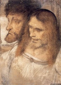 Heads Of Sts Thomas And James The Greater — Leonardo Da Vinci