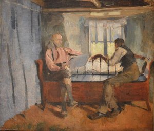 Farm Interior — Harriet Backer