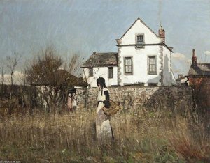 Landscape With A White House — William Page Atkinson Wells