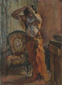 A Woman Dressing — Henri Lebasque