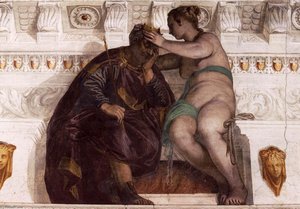 La Fortuna Che Incorona Un Uomo Dormiente — Paolo Veronese