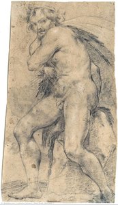 Male Nude (hercules ?) — Ludovico Carracci