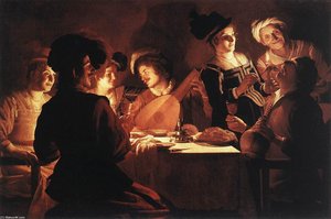 Repas De Fête — Gérard Van Honthorst