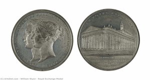 Royal Exchange Medal — William Wyon