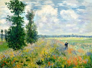 Campo De Amapolas, Argenteuil — Claude Monet