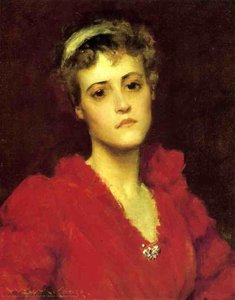 L'abito Rosso — William Merritt Chase