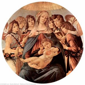 Madonna Della Prugna — Sandro Botticelli