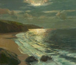 Moonlight On The Coast — Albert Julius Olsson
