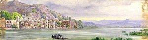 Hurdwar. India. Maggio 1878 — Marianne North
