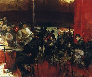 The Red Café — Giovanni Boldini