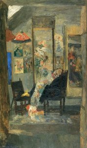 Squelette Regardant Des Chinoiseries — James Ensor