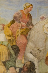 Erminia Hall: The Ride Of Erminia Towards Jerusalem With The Knights Who Carry Dying Tancredi — Alessandro Tiarini
