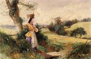 The Milk-maid — Myles Birket Foster