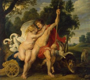 Vênus E Adônis — Peter Paul Rubens