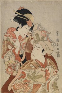The Actors Matsumoto Yonesaburô I And Nakamura Denkurô Iv — Utagawa Toyokuni I
