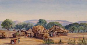 Granja Cerca De Karlee, India — Marianne North