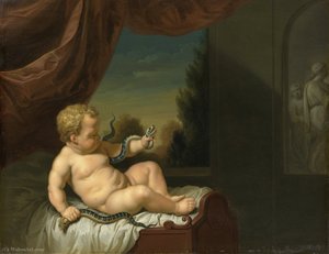 De Jonge Hercules Met De Slangen — Pieter Van Der Werff
