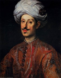 Portrait Of Ferdinando Ii De' Medici Dressed In Oriental Costume — Justus Sustermans