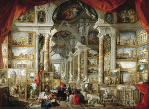 Gallery Of Views Of Modern Rome — 조반니 파올로 판니니