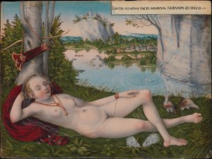 Nymph Of The Spring — Lucas Cranach Mladší