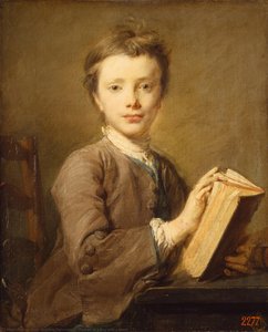 Portrait Of A Boy With A Book — Jean Baptiste Perronneau
