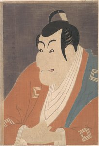 Kubuki Actor Ichikawa Ebizō As Takemura Sadanoshin — Toshusai Sharaku
