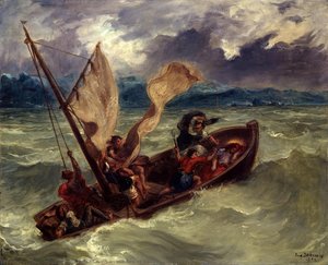 Christ On The Sea Of Galilee — Eugène Delacroix