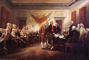 The Declaration Of Independence, July 4, 1776 — Pintor Da Revolução