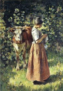 The Cowherd — Theodore Robinson