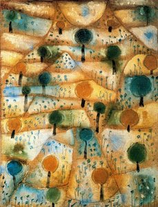 Små Rytmisk Landskab — Paul Klee