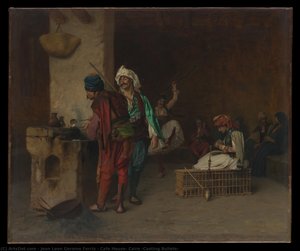 Cafe House, Cairo (casting Bullets) — Jean Léon Gérôme Ferris