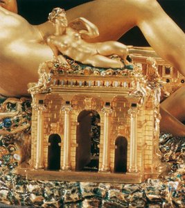 Salt Cellar (detail) — Бэнвентуто Челлини