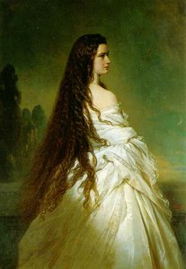 Elisabeth Kaiserin Von Österreich — Franz Xavier Winterhalter