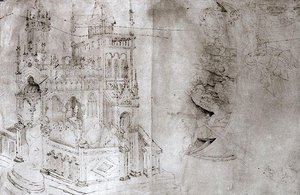 Drawings After One Of Altichiero's Frescoes In The Oratorio Di San Giorgio — Gentile Da Fabriano