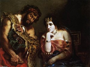 Cleopatra And The Peasant — Eugène Delacroix