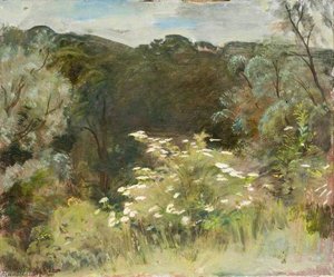 A Landscape With Foliage — Sir Alfred James Munnings