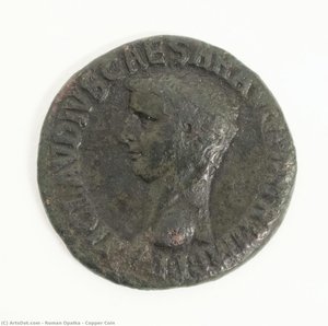Copper Coin — Roman Opałka