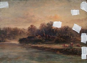 On The Wandle, Beddington, Croydon, Surrey — Walter William Acock