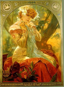 Lefevre Utile — Alphonse Mucha