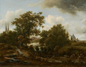 Landscape Near Deventer — Meindert Lubbertszoon Hobbema
