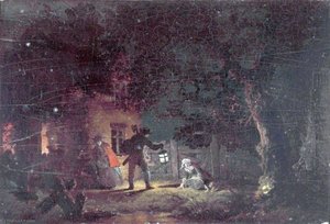 Cottage At Night — John Cranch