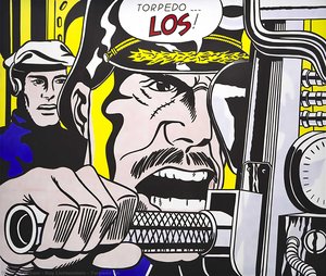 Explore Roy Lichtenstein’s ‘torpedo…los!’ – A Dynamic Pop Art Masterpiece! Vibrant Colors, Comic-inspired Style & Cold War Themes. Perfect For Art Lovers & Collectors. — Roy Lichtenstein