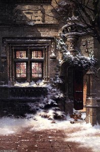 Christmas Morning, Hotel De Cluny — Edwin Deakin