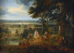 Rudolf Hapsburg (1218 1291) Handing Over His Horse To A Priest Delivering The Viaticum — Jacques D' Arthois