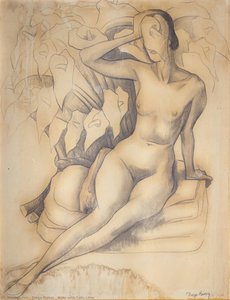 Nude With Calla Lilies — Diego Rivera