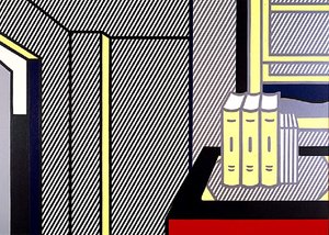 Interior With Account Books — Roy Lichtenstein