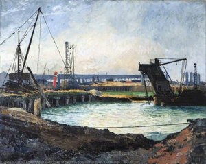 Last Of Pie Jetty, Grimsby Fish Dock, Lincolnshire — Albert Edward Wade