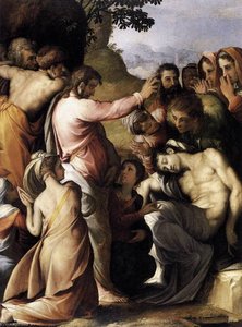English Raising Of Lazarus — Francesco De' Rossi